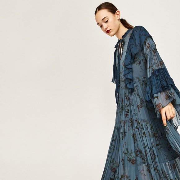 Zara Disco Forest Dresses & Skirts - Zara disco forest maxi gown medium